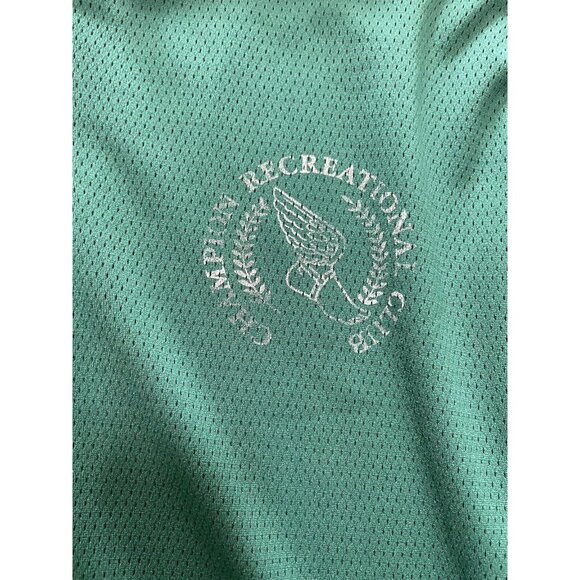 Champion Jacket Mens Medium Game Day Attack Logo Mesh Full Zip Track Kelly Green - Picture 5 of 6